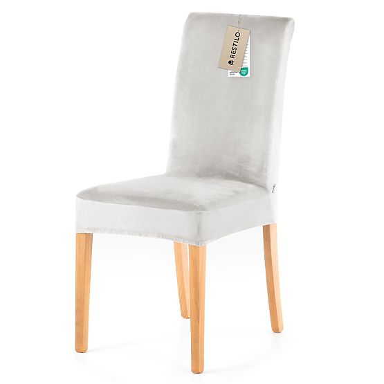 RESTILO presvlaka za kauč SENTO siva glatka klasični stil