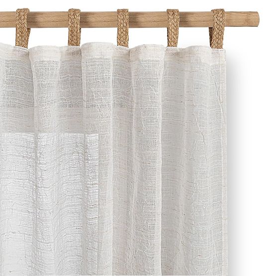 RESTILO zavjesa DRIMAR boja bež moderni stil materijal lan, mikrovlakno 140x250