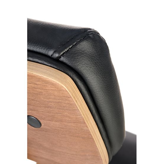Rotirajuća stolica IGNAZIO, orah-crna (1p=1ks)