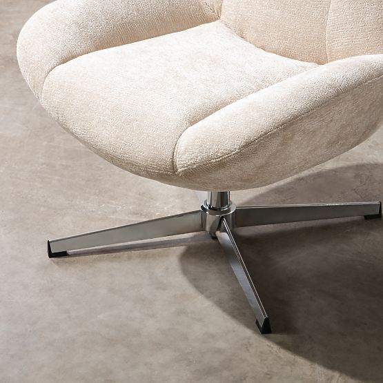 Rotirajuća stolica Lunno bež