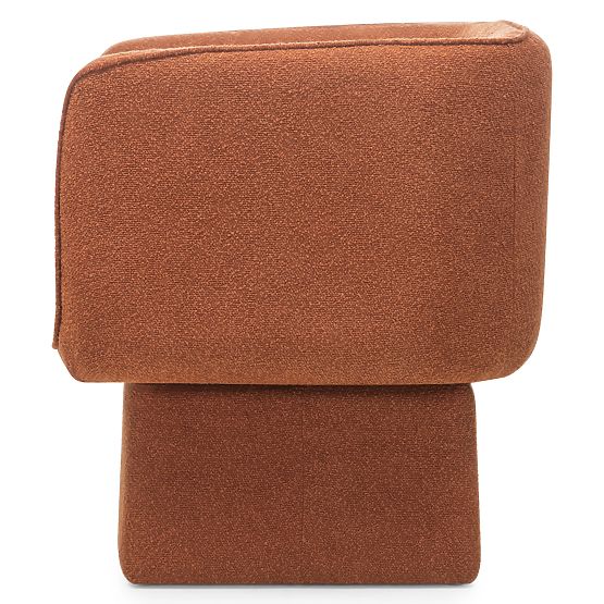 Rotirajuća stolica One bakrena, boucle