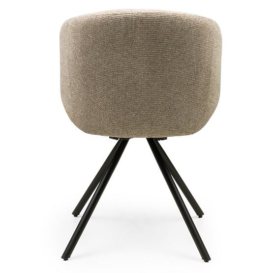 Rotirajuća stolica Pearl mocha, crne noge