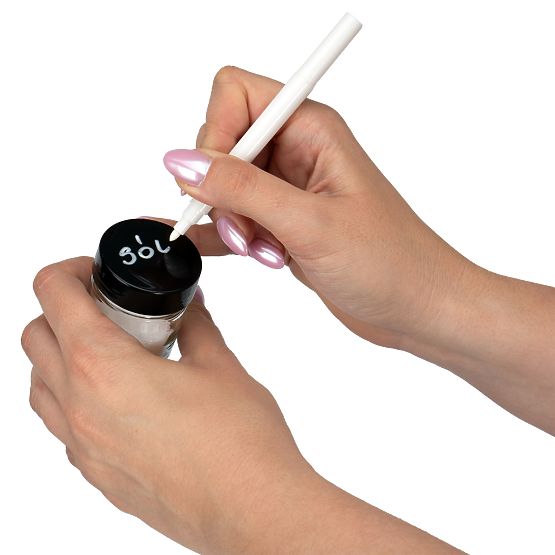 Rotirajući stalak za začine ROMERO 16 staklenki + 72 naljepnice