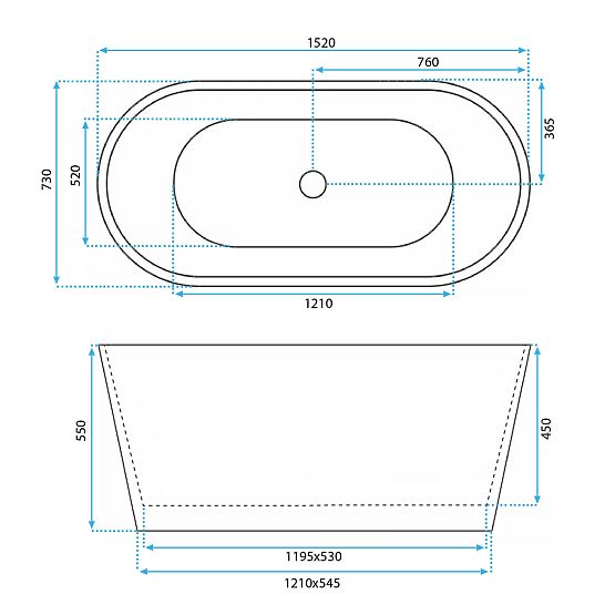 Samostojeća kada Rea MILANO 150