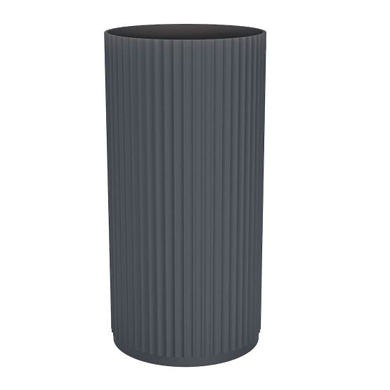 Samostojeći umivaonik Ciriola, kompozitni, 45x90 cm, tamno sivi, rebrasti