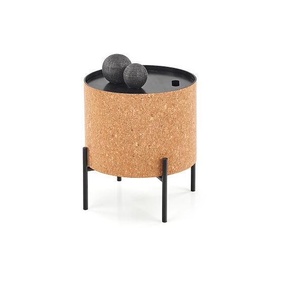 SASHA stol prirodni/crni (1p=1ks)