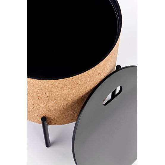 SASHA stol prirodni/crni (1p=1ks)