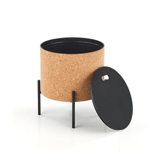 SASHA stol prirodni/crni (1p=1ks)