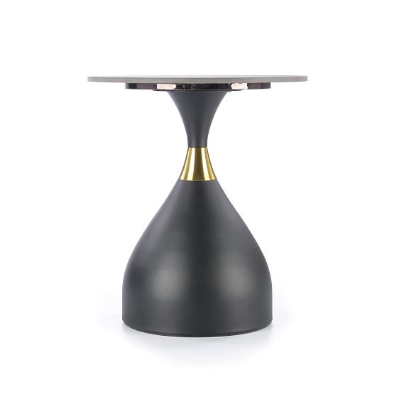 SCALITA konferencijski stolić crni mramor / crni / zlatni (2p=1ks)