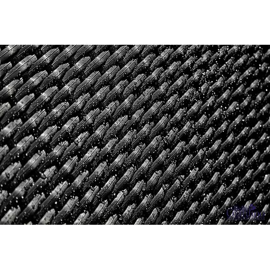 Set blagovaonskog namještaja od tehno ratana (stol 150×90 cm + 6 × stolica) AVVICENTE, crna