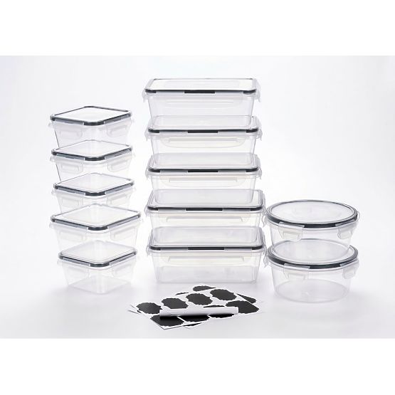 Set od 12 plastičnih posuda RIMINI