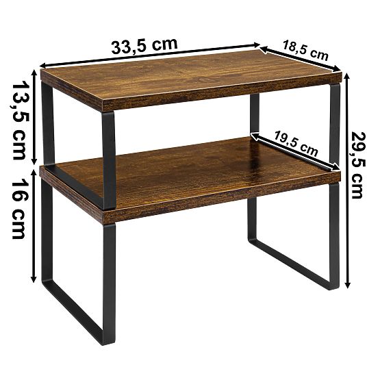 Set od 2 bambusove police GINGER RUSTIC