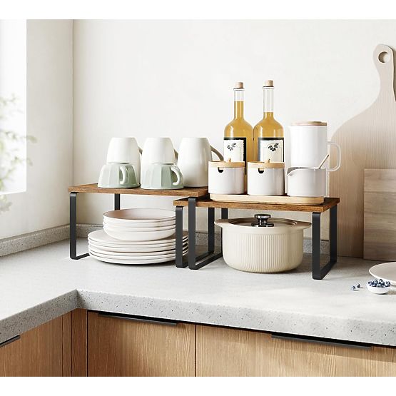 Set od 2 bambusove police GINGER RUSTIC