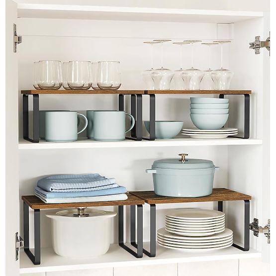 Set od 2 bambusove police GINGER RUSTIC