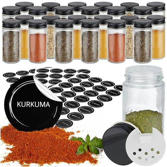 Set od 24 staklenki za začine MARSALA