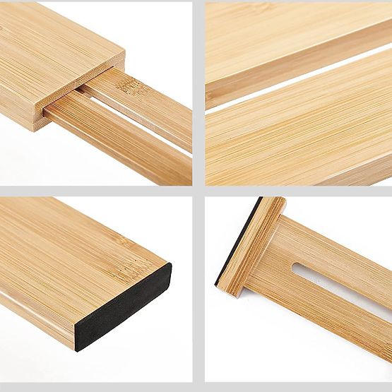 Set od 4 bambusove pregrade za ladicu RITA