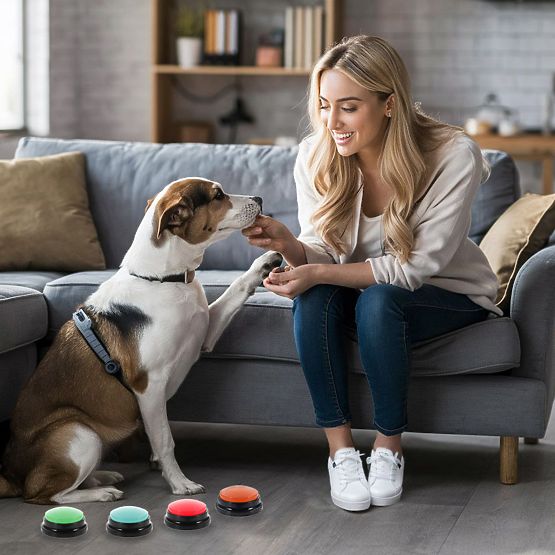 Set od 4 komunikacijska gumba za psa TALKER