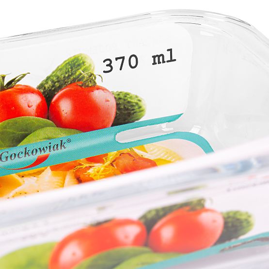 Set od 6 staklenih posuda za hranu AMALFI