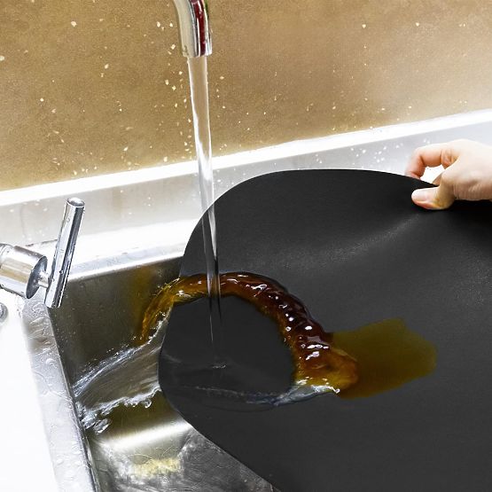 Set od 8 podmetača za stol TRIVAL BLACK