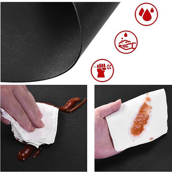 Set od 8 podmetača za stol TRIVAL BLACK