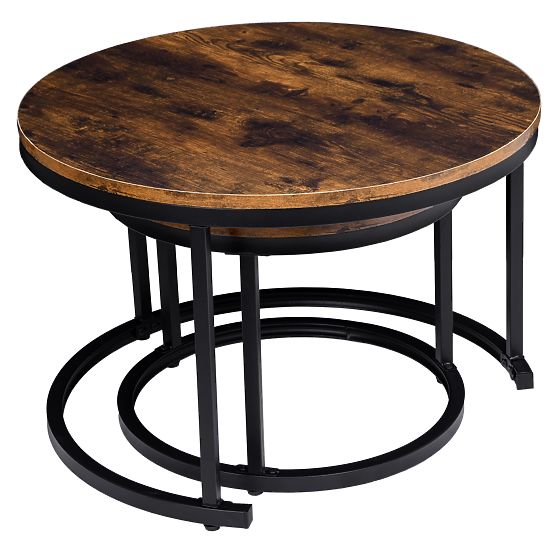 Set od dva loft stolića Galen Rustic