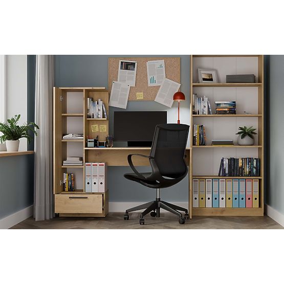 Set Radni stol + Polica COSMO HRAST ARTISAN