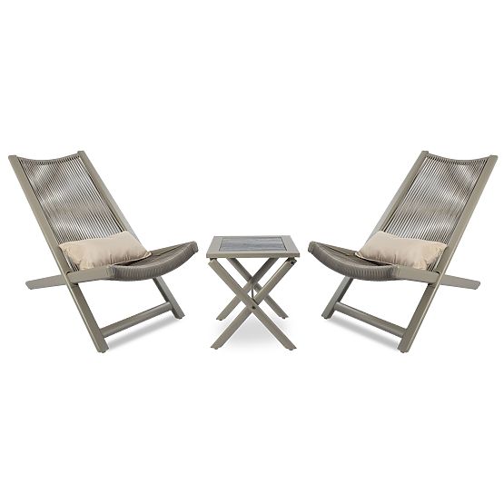 Set terasnog namještaja CHILL SAND ležaljke i stolić