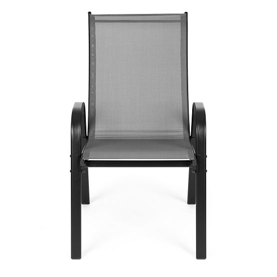 Set vrtnih stolica za terasu balkon sive