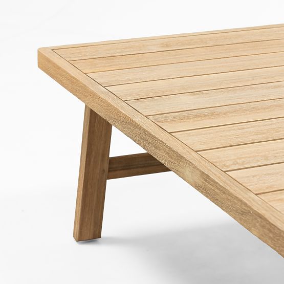 Set vrtnog namještaja Castello, pletivo, akacijevo drvo FSC, izgled tikovine, bež