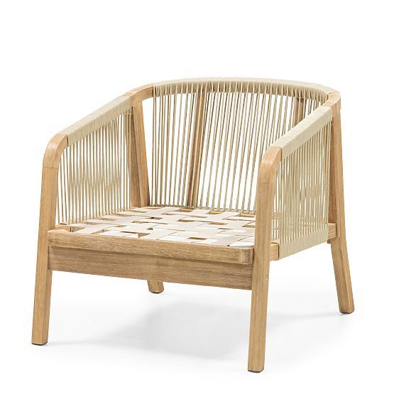 Set vrtnog namještaja Castello, pletivo, akacijevo drvo FSC, izgled tikovine, bež