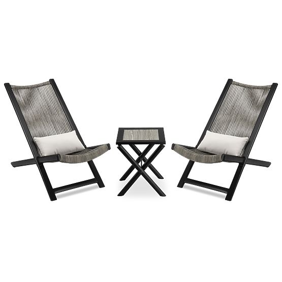 Set vrtnog namještaja CHILL ONYKS
