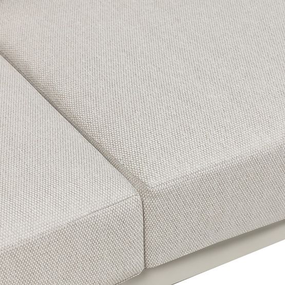 Set vrtnog namještaja Japori, aluminijski, svijetlo bež, zaobljen