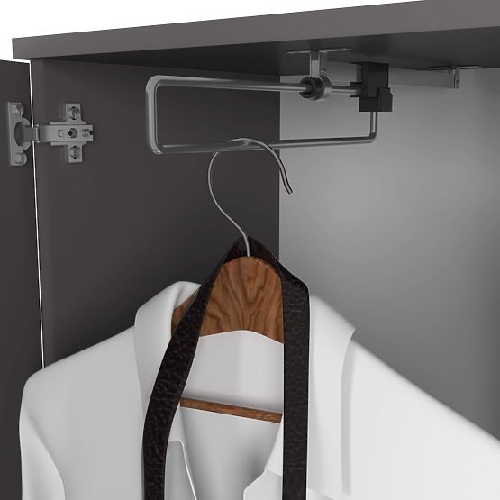 SET ZA PREDSOBLJE ENTRO PK GRAFIT SIVA