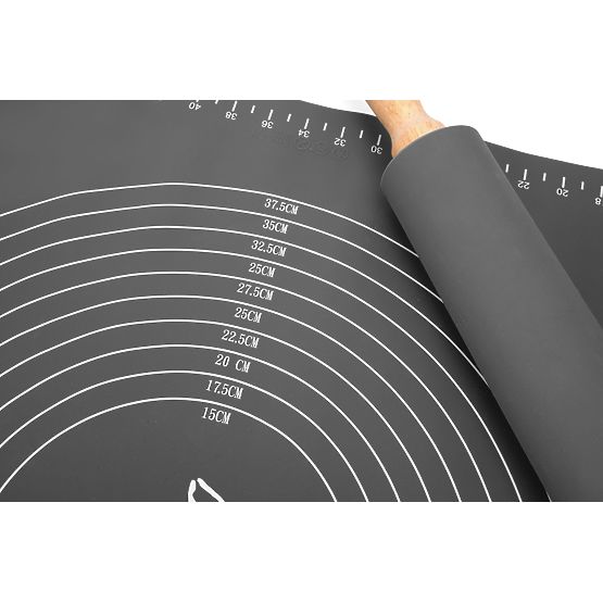 Silikonska radna ploča SELMA grafitna 70x50 cm