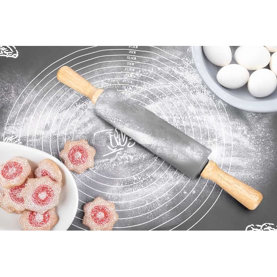 Silikonska radna ploča SELMA grafitna 70x50 cm