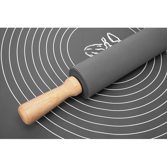 Silikonska radna ploča SELMA grafitna 70x50 cm