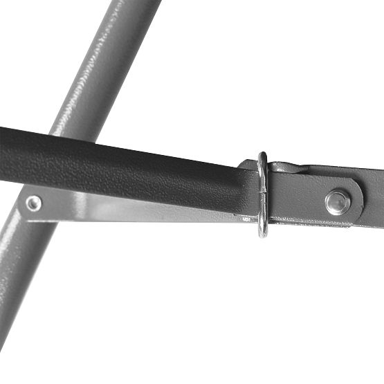 Sklopiva catering klupa 180 cm crna