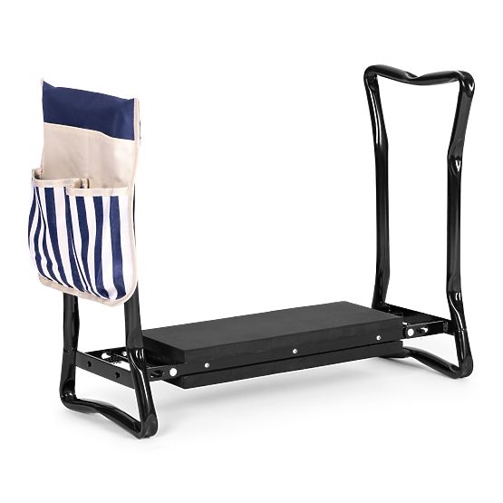 Sklopiva klečalica - stolica za rad u vrtu 2u1 - plava