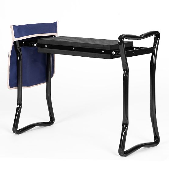 Sklopiva klečalica - stolica za rad u vrtu 2u1 - plava