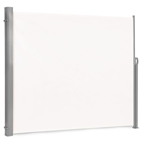 Sklopiva markiza 300x180 cm bočna roleta paravan za vrt na terasu bež