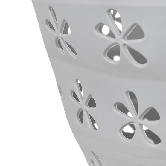 Sklopiva ovalna zdjela 50 x 37 cm bijelo-siva OVAL COMPACT 25L