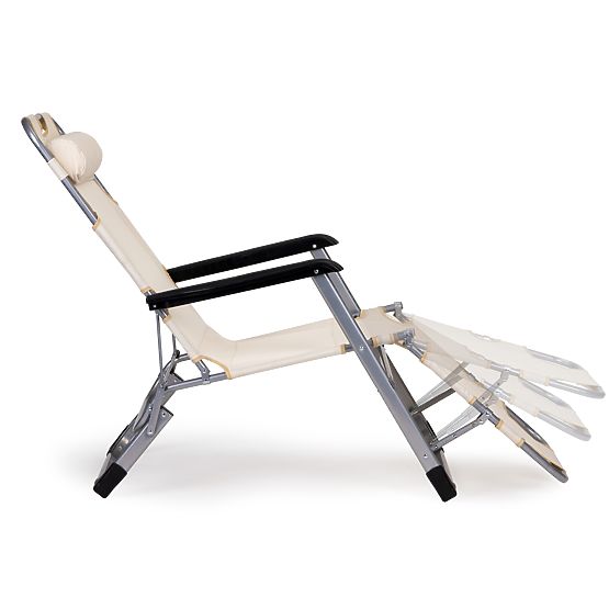 Sklopiva vrtna plažna stolica ležaljka 2u1