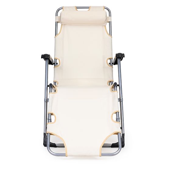 Sklopiva vrtna plažna stolica ležaljka 2u1