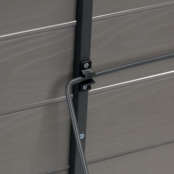 Sklopivi balkonski stol ARETTO sivi