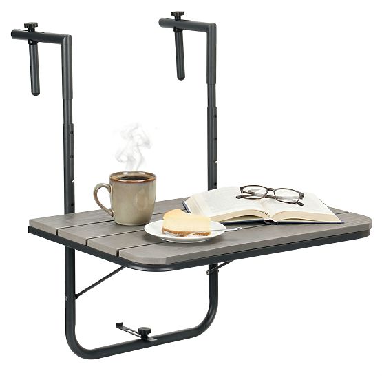 Sklopivi balkonski stol ARETTO sivi