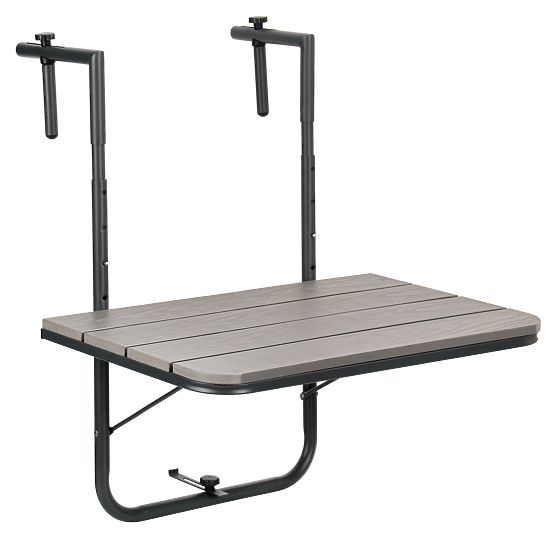 Sklopivi balkonski stol ARETTO sivi