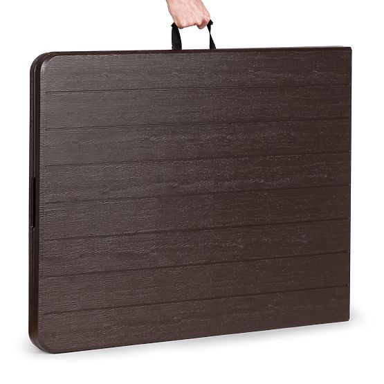 Sklopivi catering banketni vrtni stol 180 cm smeđi ModernHome