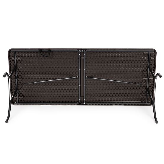 Sklopivi catering banketni vrtni stol 180 cm smeđi ModernHome