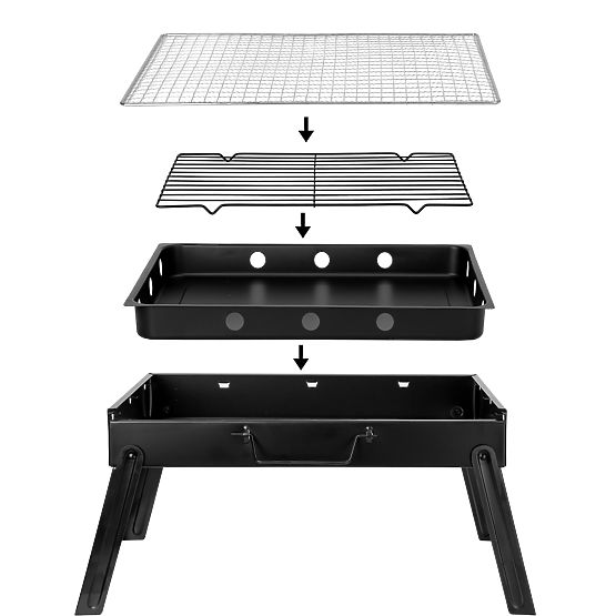 Sklopivi prijenosni roštilj TULIN