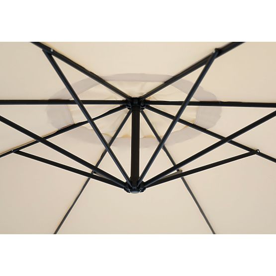 Sklopivi suncobran za terasu - bež